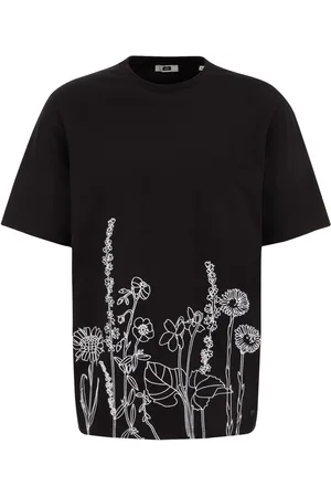 WE Fashion Heren Heavyweight relaxed fit T-shirt