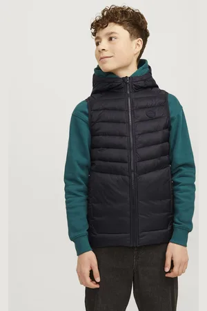 JACK & JONES JJESPRINT PUFFER BW HOOD NOOS JNR Jongens Jas
