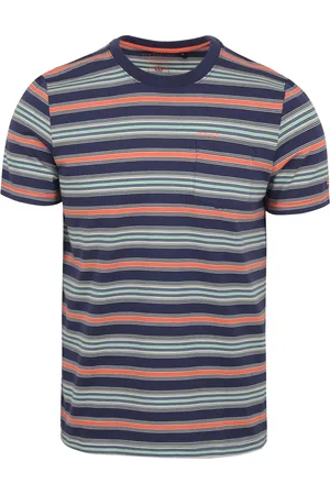 NZA NZA New Zealand Auckland - T-shirt van katoen met strepen