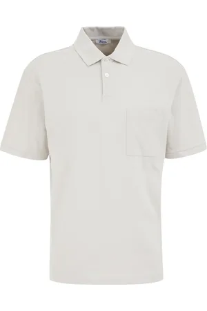 WE Fashion Heren polo met structuur