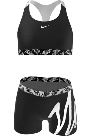 Nike Swim Script Logo meisjes bikiniset met short - S