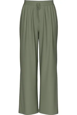 Pieces® Broek Pcnya Hw Wide Pants Wvn Bc 17147805 Mermaid Dames