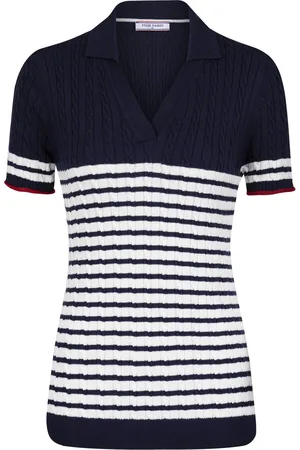Felix Hardy Tricot Polo Shirt Korte Mouwen Dames - Xl