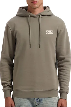 Pure Path Regular Fit Sweaters Hoodie302 Truien & Vesten Heren - Sweater - Hoodie - Vest-