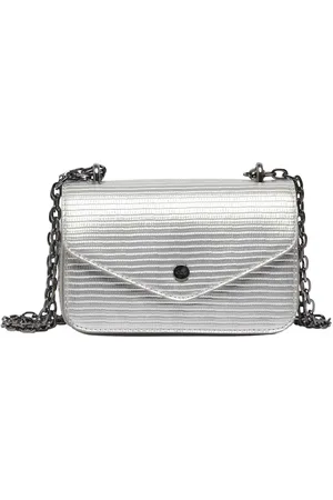 QS by s.Oliver Schoudertas Crossbody Bag Zilverkleurig