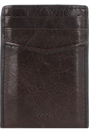 Fossil Andrew Credit Card Case Leer 7,5 cm