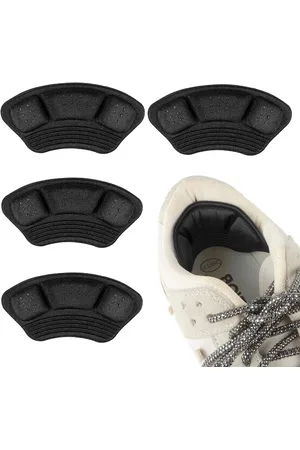 Merkloos Hielbeschermers - 4 stuks anti-slip hielgrepen voerkussens inzetstukken - Hielbeschermers inzetstukken - schoen te groot vulmiddel hielbeschermers voor mannen en vrouwen - losse schoenen voorkomen uitglijden