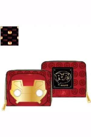 FUNKO Loungefly: Pop! Marvel - Iron Man Head Zip Around Wallet