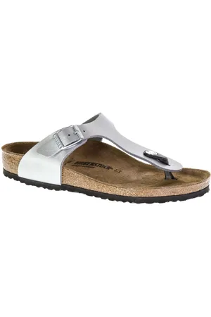 Birkenstock Jongens Slippers Gizeh Kids - Zilver