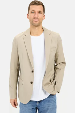 Camel Active Casual blazer gemaakt van een katoenmix
