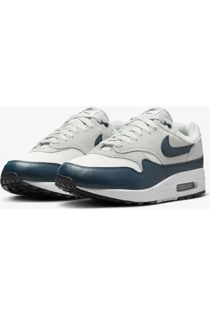 Nike Air Max 1 Summit White Armory Navy - maat EU 47.5 - FZ5808103 - blauw - wit - sneakers laag