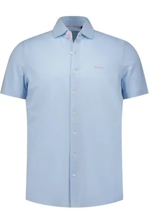 NZA NZA Shirt Short Sleeve Patrick Pastel Blue