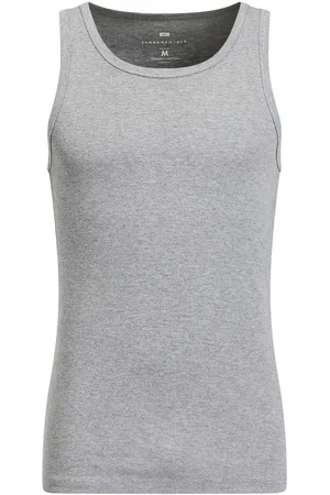 WE Fashion Heren organic cotton singlet