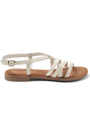 Lazamani Zuri Dames Sandalen White