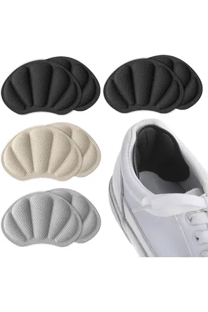 Merkloos Hielbeschermers - 4 paar Hielbeschermers - zelfklevende hielgrepen - schoenpads voor te grote losse schoenen - antislip vulling/ antiblaar voetverzorging/ dames en heren