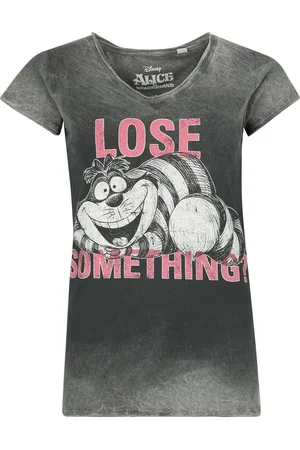 ALICE In Wonderland Cheshire Cat - Lose something? T-shirt S Dames