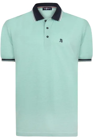 Jimmy Sanders Polo Shirt Pique Korte Mouw - Overhemden - Katoen Blend Heren - Xl