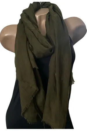 Merkloos Sjaal effen van viscose 195/105cm