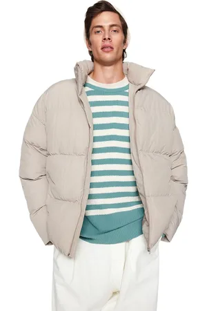 Trendyol Marineblauwe Unisex Oversized Pasvorm Opstaande Kraag Water- En Windbestendige Puffer Winterjas Tmnaw24Mo00003