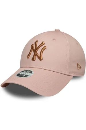 New Era New York Yankees Womens Metallic Pastel Pink 9FORTY Adjustable Cap