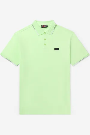 AB Lifestyle Triple Coloured Polo | Pastel Green - Heren