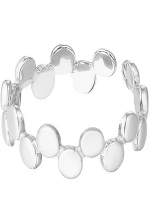 Yehwang Ring circles - zilver kleur - verstelbaar - ringen - sieraden - sieraad