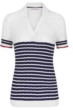 Felix Hardy Tricot Polo Shirt Korte Mouwen Dames - M