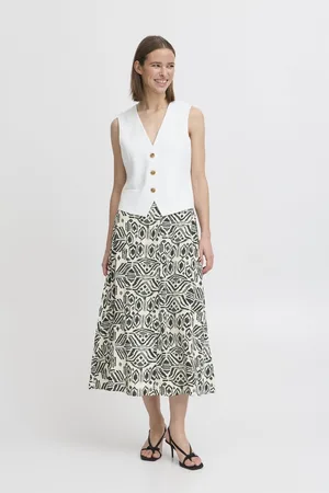 B YOUNG BYMMJOELLA MIDI SKIRT 2 - Dames Rok