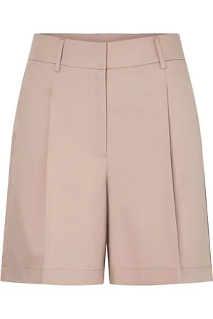 Pieces® Broek Pcfami Hw Bermuda Shorts D2d Wvn Fs 17162520 Silver Mink Dames