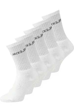 JACK & JONES JACK&JONES - JACREGEN TENNIS SOCK 5 PACK JNR NOOS - Jongens - Sokken