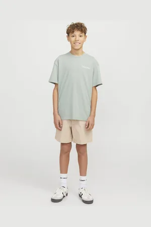 JACK & JONES JACK&JONES - JPSTJAIDEN JJCAMPAIGN HYBRID JOGGE JNR - Jongens - Bermuda shorts - maat 134