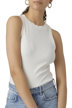 VERO MODA Lavender Crew SL Top Dames