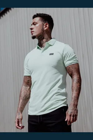 AB Lifestyle Triple Coloured Polo | Pastel Green - Heren