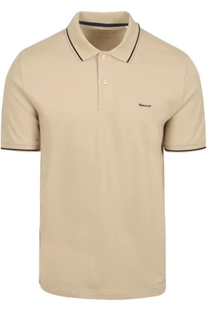 GANT Tipping Piqué Poloshirt Beige