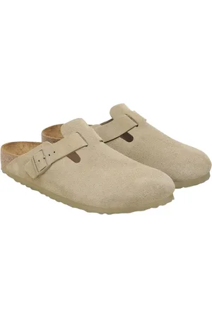Birkenstock Boston Suède Slippers Senior