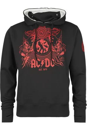 AC/DC Black Ice Trui met capuchon L Katoen Heren - Band merch, Bands