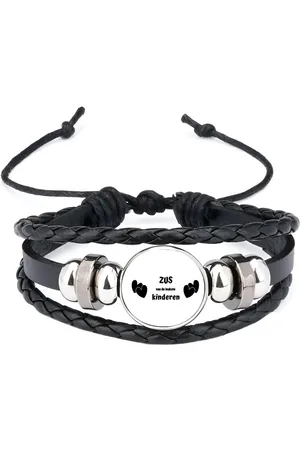 Akyol Zus van de leukste kinderen armband zwart - Zus - de leukste zus - verjaardag - cadeautje voor zus - kado - geschenk