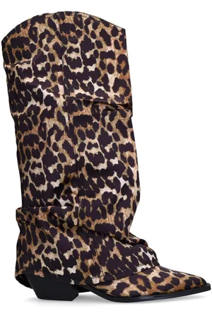 Sacha Dames - Leopard cowboylaarzen met flap