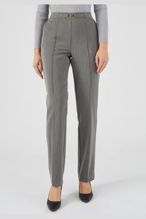 Damart Broek stretch pull-on met siergesp - Vrouwen - - 40