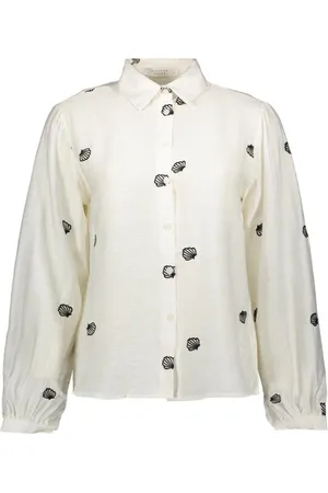 SisterS point Blouse Newa Sh2 18749 White/black Dames