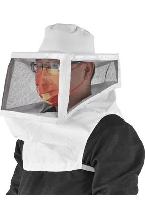 Merkloos Bijenteelt Hoed Imker Beschermende Hoed Ademend Mesh Samentrekking Ontwerp Witte Rand Cowboy Hoed Voor Bijenteelt Jagen Wandelen