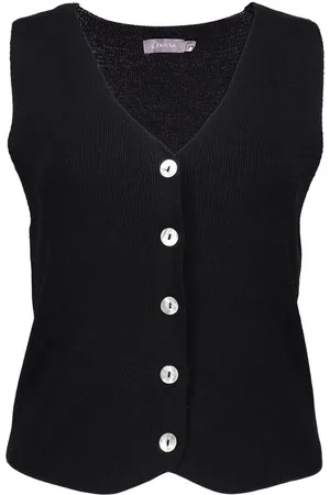 Geisha Gilet Gebreid Gilet 54338 70 000999 Black Dames