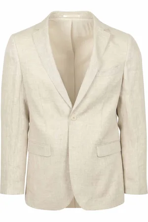 Suitable Blazer Linnen Herringbone Ecru