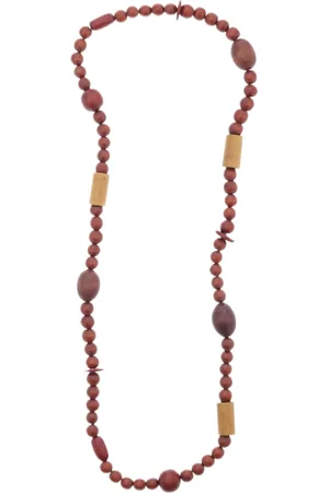 Behave – Ketting – Hout – Vol houten look – 88 cm – Nikkelvrij