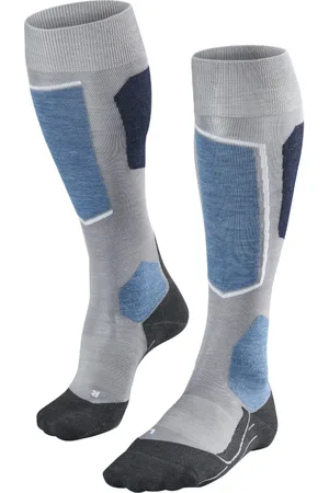 Falke SK6 Pro heren skiing kniekousen - (m.grey melange)
