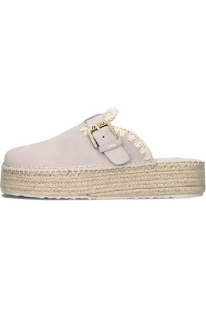 Mou Jute Clog Plain Sue Instappers - Dames -