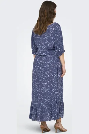 ONLY CARCHIANTI S/S LONG DRESS WVN NOOS - Dames - Maxi jurken