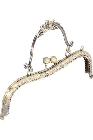 Merkloos Metalen portemonnee Frames voor tassen - 8.1 inch Retro Kiss Clasp Frame voor DIY Craft portemonnee maken tas maken (#1)