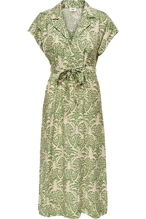 JDY TROYA LIFE S/L MIDI DRESS WVN DIA - Dames - Mini jurken