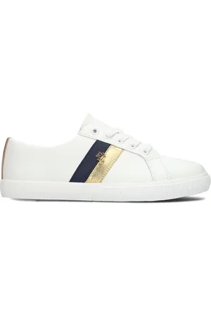 Ralph Lauren Janson Ii Low Top Lace Sneakers - Leer - Dames -